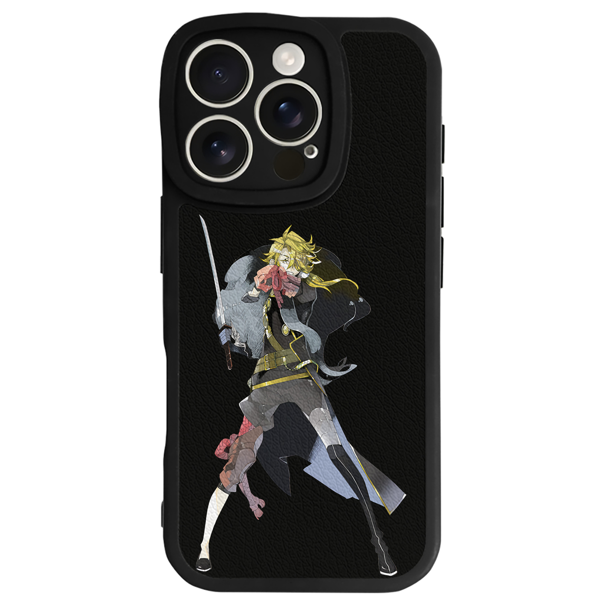 （画像用） 刀剣乱舞 Touken Ranbu 【iPhone 16シリーズ対応】シリコンスマホケース（レザー調） 材質：シリコン
